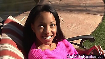 African-American Step Teen Gets Facial Cumshot In Hd Video